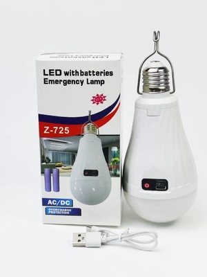 AC/DC 15W USB 실내 E27/B22 재충전 가능한 LED 비상 전구 실내용