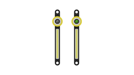 OEM/ODM 풀 뷰 녹색 COB 헤드라이트 100lm/w 빛 효율 재충전