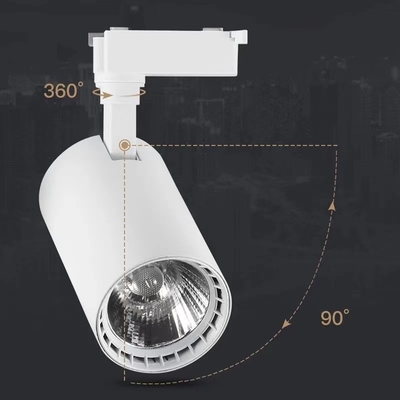 10W 4단계 와이어 조절 가능한 COB 스팟 미니 레일 LED 트랙 라이트 현대 디자인