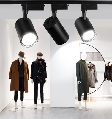 10W 4단계 와이어 조절 가능한 COB 스팟 미니 레일 LED 트랙 라이트 현대 디자인