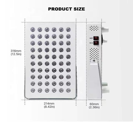 우리의 레드 블루 LED 광선 마스크 316*214*60MM로 궁극적인 피부 재생을 경험하십시오.