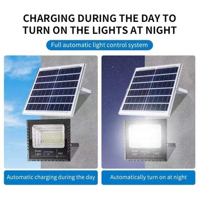 방수 IP67 타이밍 스위치 태양 LED 홍수 조명 50000 시간 작업 수명