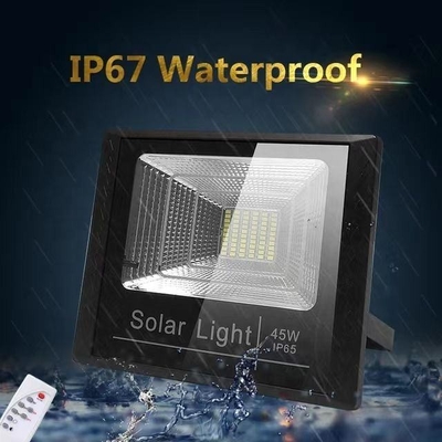 방수 IP67 타이밍 스위치 태양 LED 홍수 조명 50000 시간 작업 수명