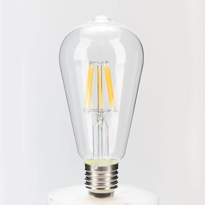 주거용 조명 솔루션 ST64 E26 7W 800LM Dim LED 필라멘트 전구 3000K 120V/60Hz