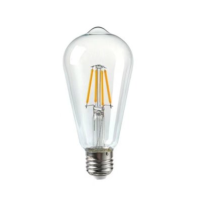 주거용 조명 솔루션 ST64 E26 7W 800LM Dim LED 필라멘트 전구 3000K 120V/60Hz