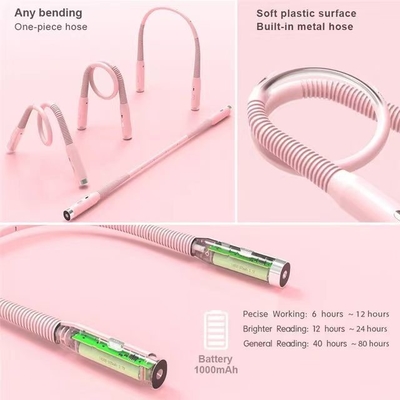 LED 휴대용 유연한 목 매달아 충전 책 빛 눈 보호 목 읽기 빛