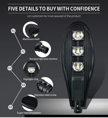 25W 방수 Ip65 비상 야외 조명 2800lm 거리 조명 1 시간 작업 시간