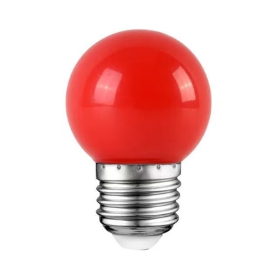 LED G45 글로브 크리스마스 라이트 1W 컬러드 나이트 미니 에디슨 E26 15W 적색 전구