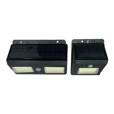 30000 시간 작동 수명 400lm 0.5W / 1.5W / 3W LED 태양 센서 정원 벽등
