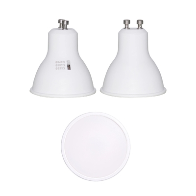 스포트라이트 항목 유형 120D 6W 전환 가능한 멀티 CCT 80 CRI를 가진 디밍 가능한 GU10 LED 전구