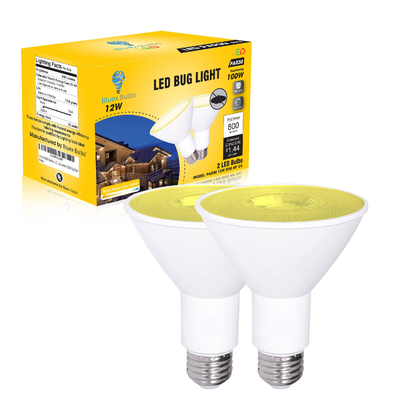 12W 100W 디밍 할 수 있는 방수 E26 3000K 따뜻한 흰색 LED 홍수 전구 PAR30 버튼 컨트롤러