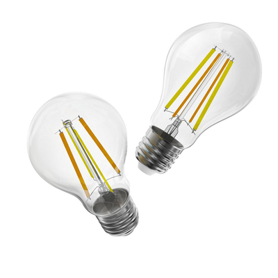 2024 디자인 홈 LED 조명 E27 레트로 필라멘트 전구 80-90 CRI 유리 재료