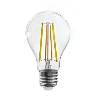 2024 디자인 홈 LED 조명 E27 레트로 필라멘트 전구 80-90 CRI 유리 재료
