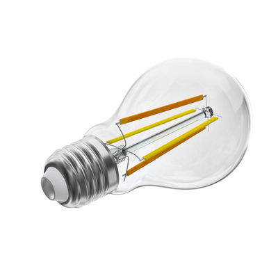2024 디자인 홈 LED 조명 E27 레트로 필라멘트 전구 80-90 CRI 유리 재료