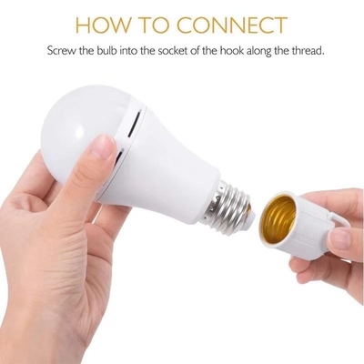 2024 9W 12W 15W 18W E27/B22 배터리 전동 LED 비상 전구 2 실내 조명용