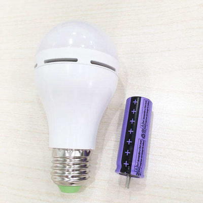 재충전 가능한 7w E27 B22 LED 전구 램프 6000K 낮 빛 경보에서 비상 조명을 위해