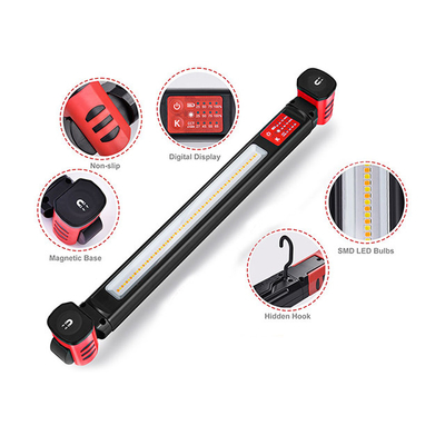 80lm/w 2700K/3500K/4000K/6500K 야외 2500lm 휴대용 자기 LED 검사 작업 조명