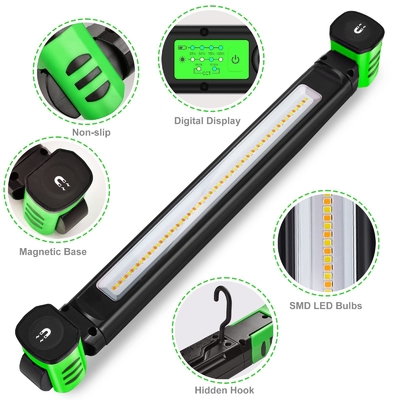 IP80 LED 작업등 1600 루멘 듀얼 컬러 온도 360도 자기 및 호크