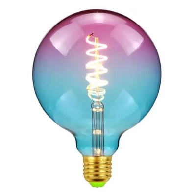 RGB 라이트와 무선 블루투스 컨트롤을 갖춘 디밍 가능한 실내 스마트 LED 필라멘트 전구