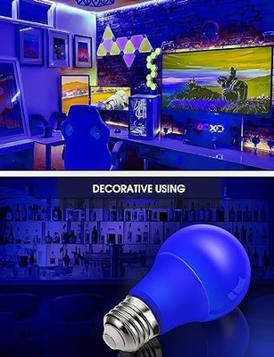 블루 LED 전구 A19 9W E26 야외 크리스마스 조명 및 회로 디자인