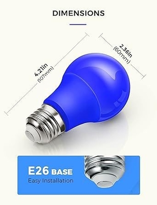 블루 LED 전구 A19 9W E26 야외 크리스마스 조명 및 회로 디자인