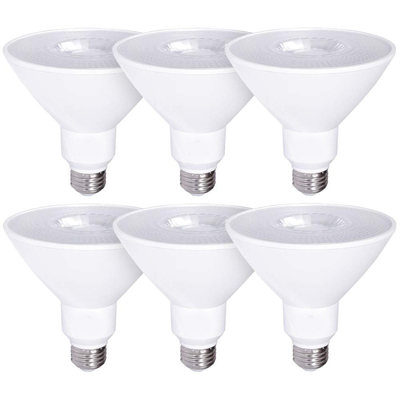 전력 6 카운트 콜드 화이트 E26 5000K LED 플라드 라이트 야외 조명용 스포트라이트 전구