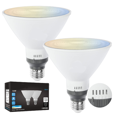 전력 6 카운트 콜드 화이트 E26 5000K LED 플라드 라이트 야외 조명용 스포트라이트 전구