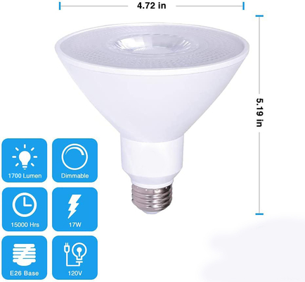 전력 6 카운트 콜드 화이트 E26 5000K LED 플라드 라이트 야외 조명용 스포트라이트 전구