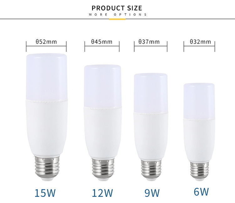 E27 PLC G24 5W 7W 9W 15W LED 스틱 T 전구 3000K/4000K/6500K 1400lm 및 고 CRI