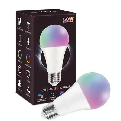 알루미늄 스마트 지그비 와이파이 LED 전구 모바일 앱과 구글 알렉사 음성 제어