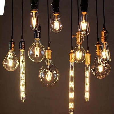 입력 전압 85-265V E27/B22 4W 6W 8W 80 Ra의 빈티지 에디슨 LED 필라멘트 전구