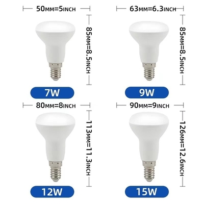 수동 버튼 R39/R50/R63/R80 밝기 및 에너지 절감을 위한 높은 뤼멘 LED 전구
