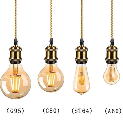 AC 전원 공급 LED 필라멘트 ST58 ST64 전구 맞춤형 에너지 절약 가정 조명
