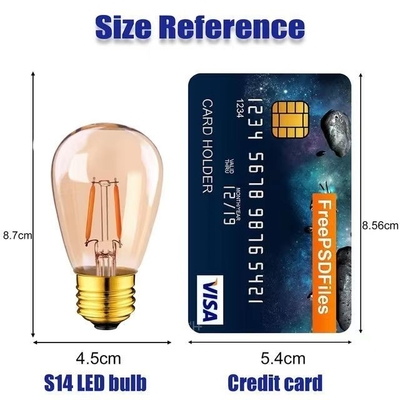 AC 120V A19 7W 800LM 유리 빈티지 LED 필라멘트 전구