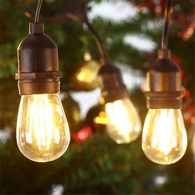AC 120V A19 7W 800LM 유리 빈티지 LED 필라멘트 전구