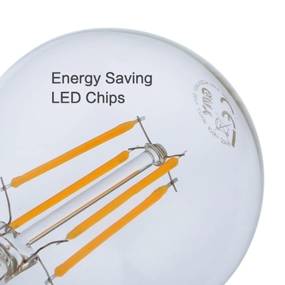 ETL C35 E11 글로브 LED 필라멘트 전구 4W 120C 조명 및 회로 설계를 위해 디밍 가능