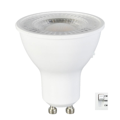 가정용 가구 LED 전구 3단계 CCT 변경 가능 5W 7W GU10/MR16 스위치와 함께 스포트라이트