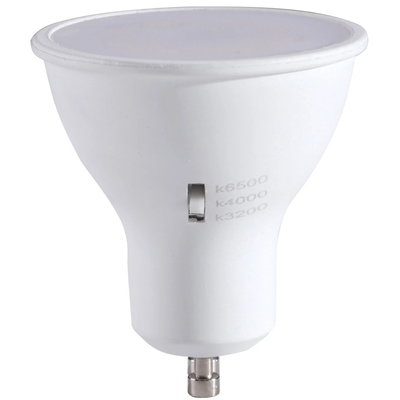 CRI 80 6W 120D GU10 다중 CCT 선택 3000K/4000K/6500K