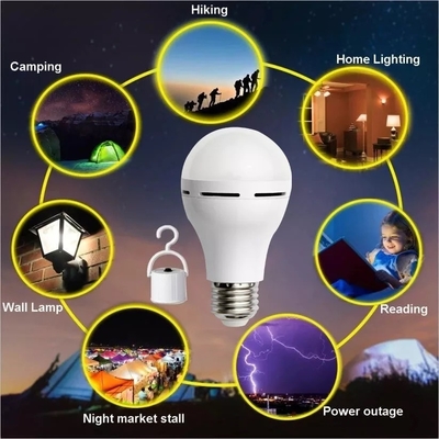 7W/10W LED 재충전 가능한 비상용 E27/B22 전구