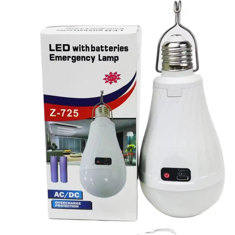 조명 솔루션 서비스용 LED 전구 15W E27 B22 리?? 이온 재충전 배터리 AC/DC