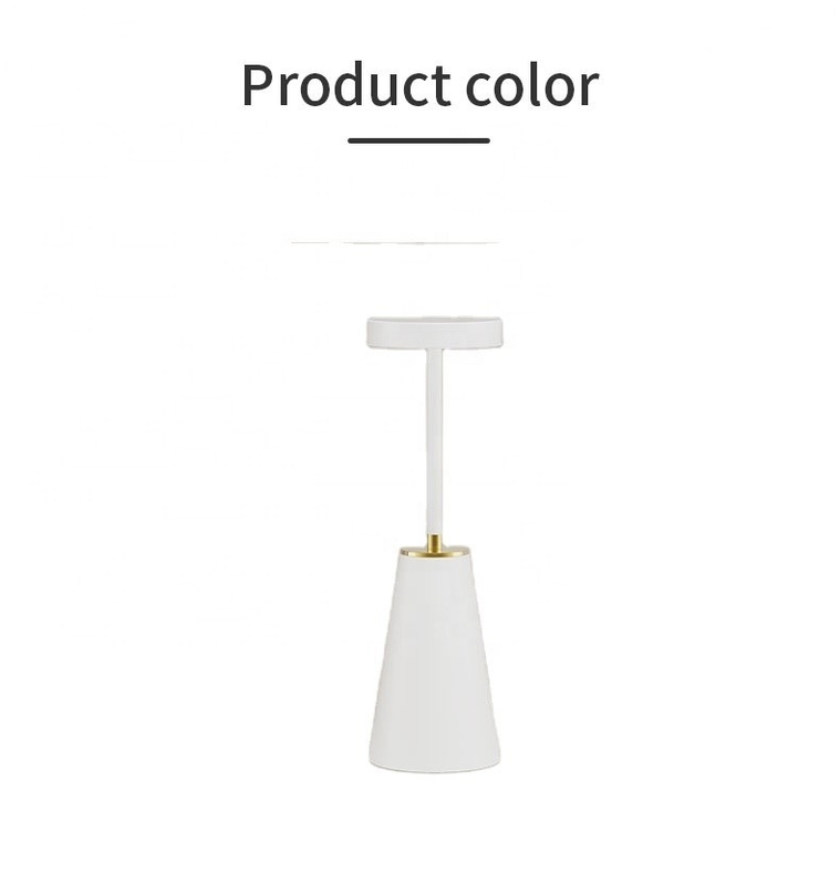 침실 DIY 디자인을위한 세 개의 CCT 스테프리스 디밍 LED 장식 조명 테이블 램프
