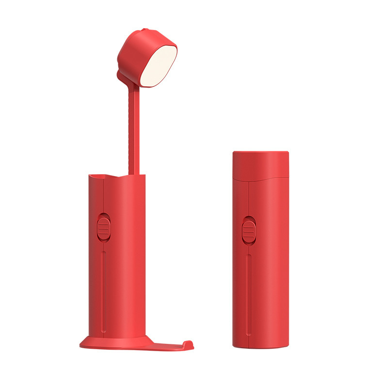 1200/5000mAH 배터리 재충전 적색 USB LED 눈 보호 테이블 램프 강력