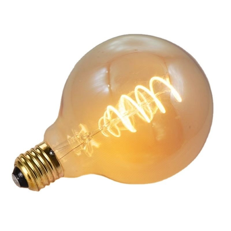 LED 필라멘트 전구 행복한 가족 편지 전구 0.2kg 독특한 나선 LED 장식 조명