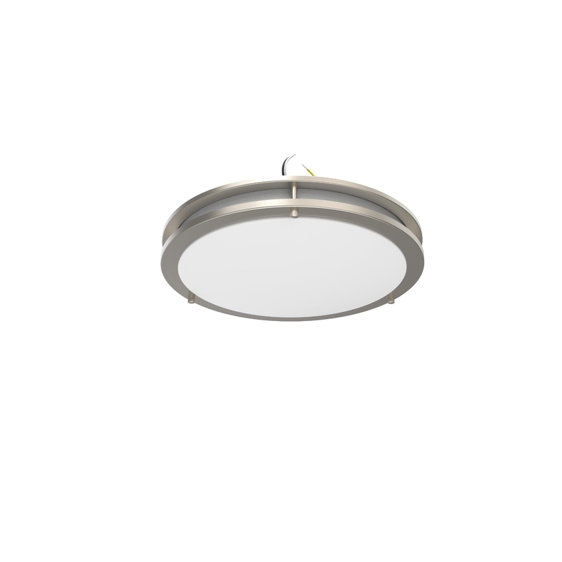 샘플 패키징 고객 로고 16인치 25W LED CCT 선택 가능한 이중 고리 천장 조명
