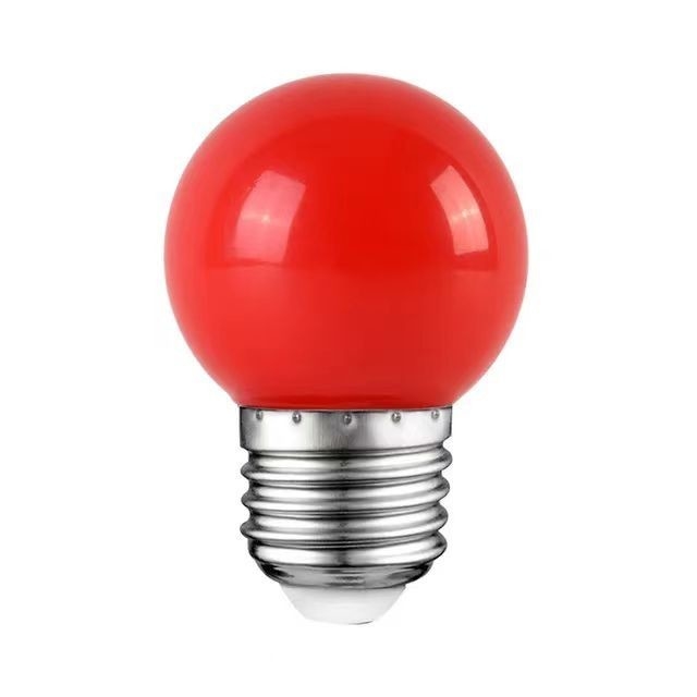 LED G45 글로브 크리스마스 라이트 1W 컬러드 나이트 미니 에디슨 E26 15W 적색 전구