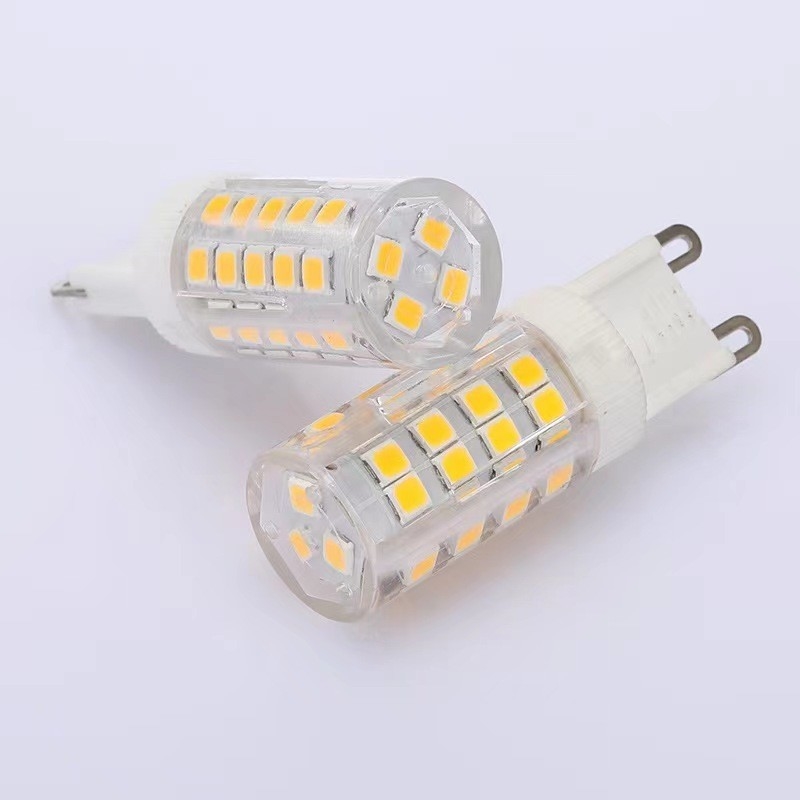 G9 LED 전구 4W 40 와트 T4 디밍 가능한 2700K 부드러운 따뜻한 흰색 120V 깜빡이지 않는 선덜미 조명 450LM