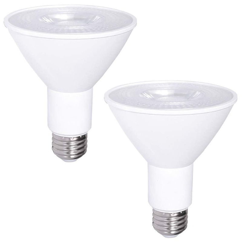 12W 100W 디밍 할 수 있는 방수 E26 3000K 따뜻한 흰색 LED 홍수 전구 PAR30 버튼 컨트롤러