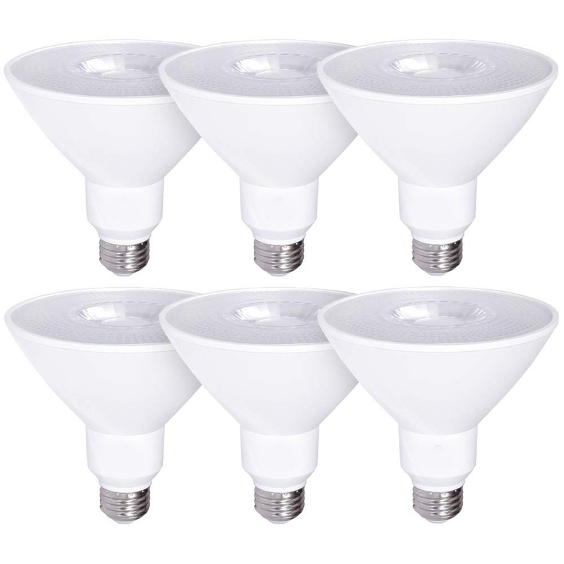 전력 6 카운트 콜드 화이트 E26 5000K LED 플라드 라이트 야외 조명용 스포트라이트 전구