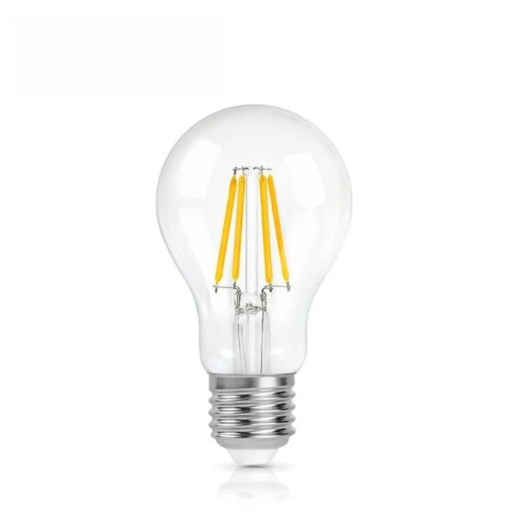 ETL 목록 A19/A60 3000K 7W AC110V E26 15000 시간 수명으로 디메이블 필라멘트 전구