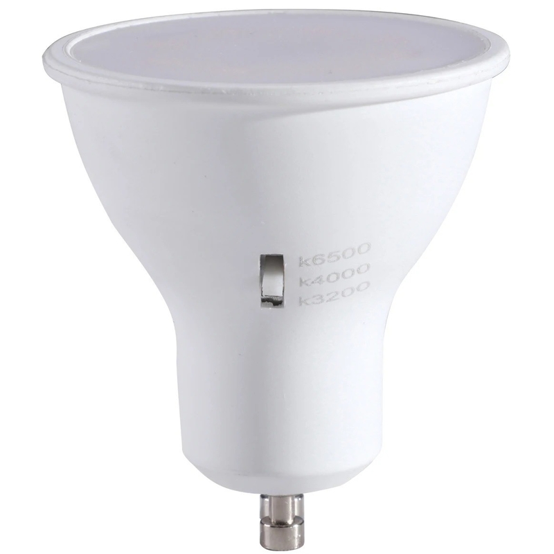 CRI 80 6W 120D GU10 다중 CCT 선택 3000K/4000K/6500K